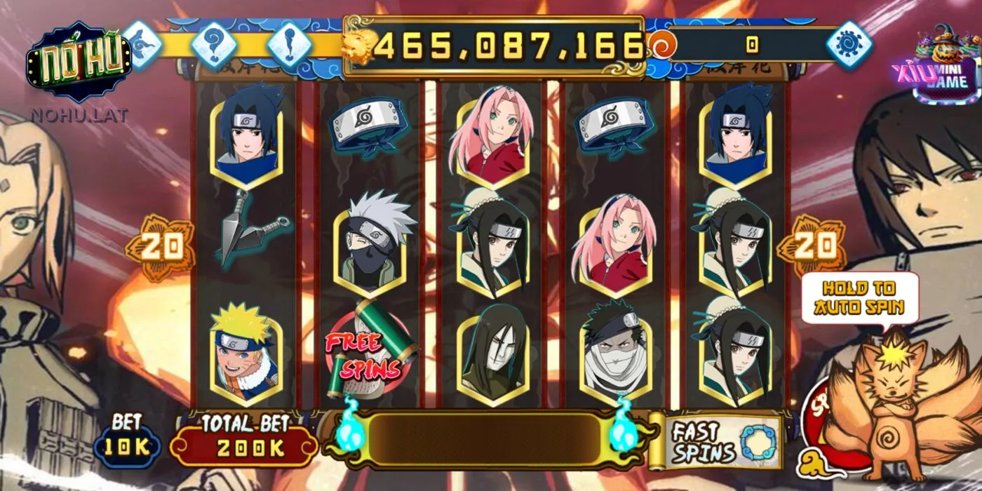 Các biểu tượng đặc biệt xuất hiện trong Naruto Slot