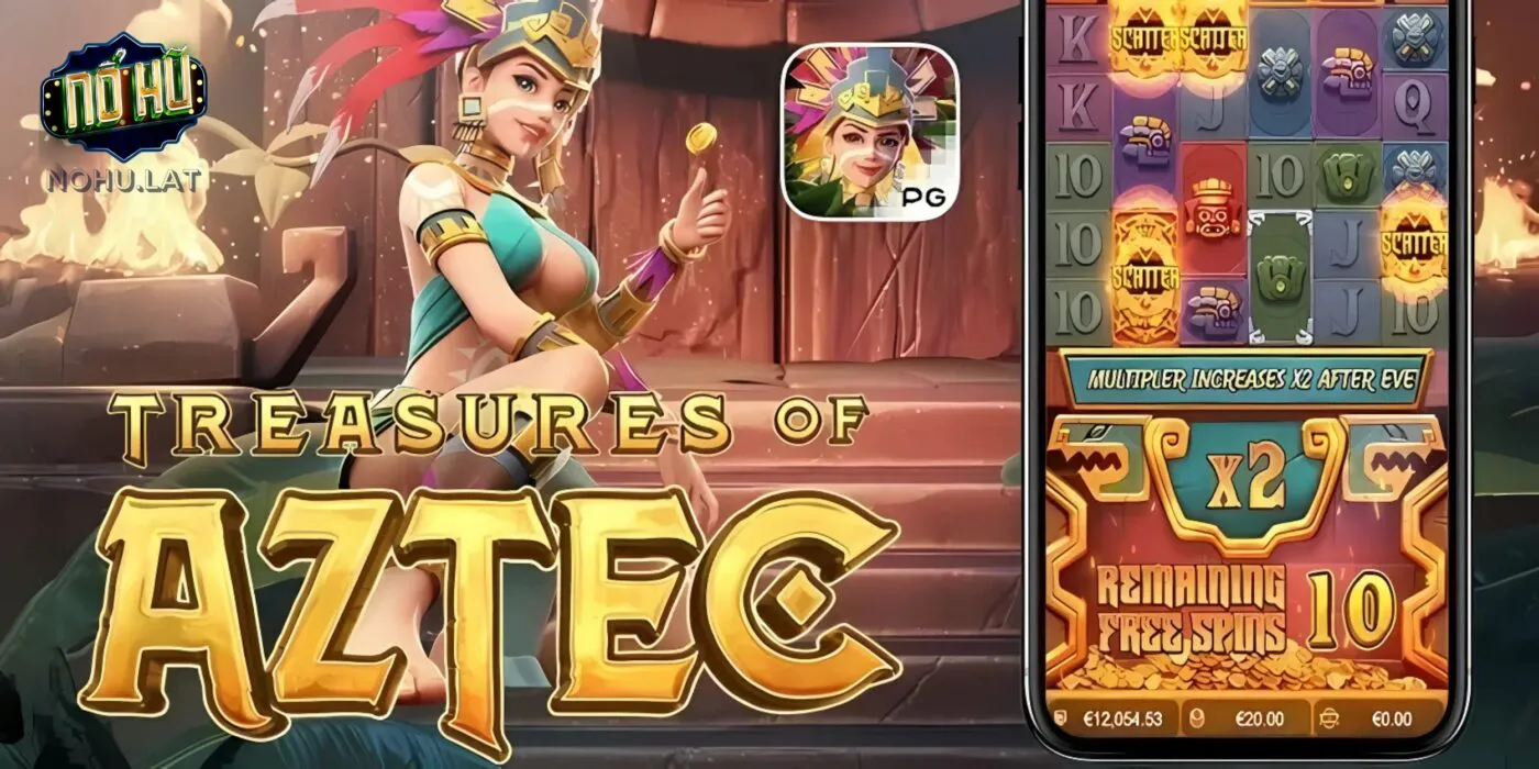 Giao diện game Kho báu Aztec cực bắt mắt