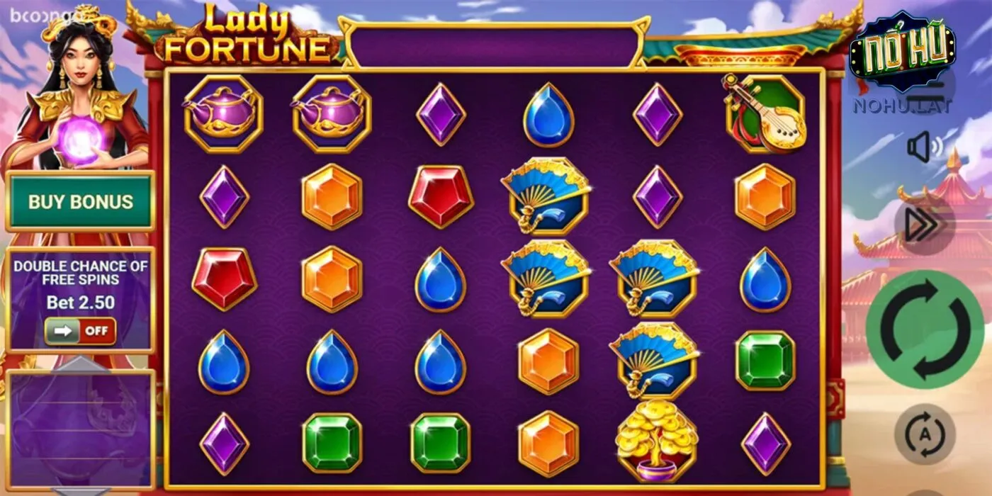 Hướng dẫn cách chơi slot game Lady Fortune