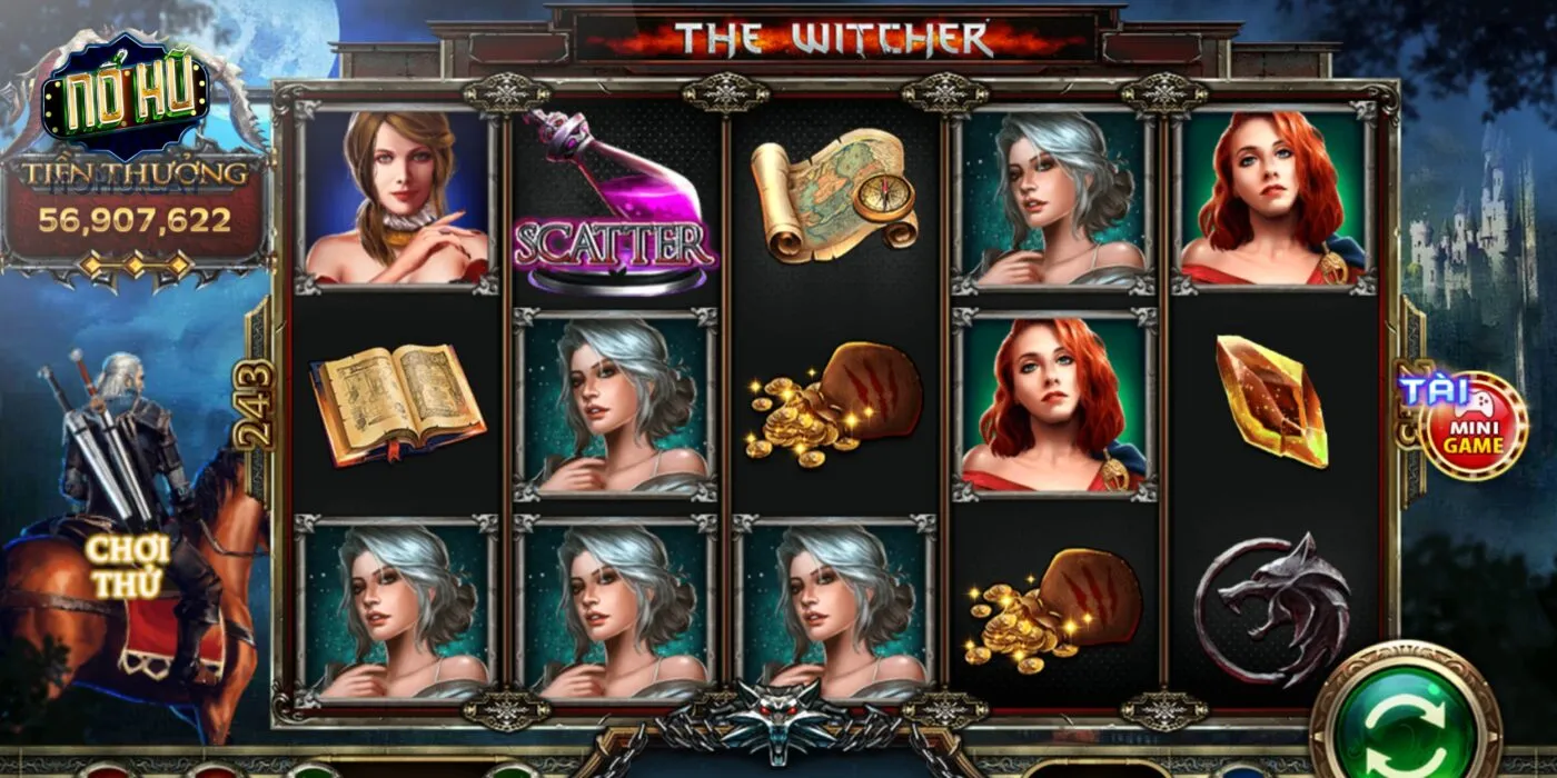 Khám phá slot game quay hũ The Witcher kỳ bí