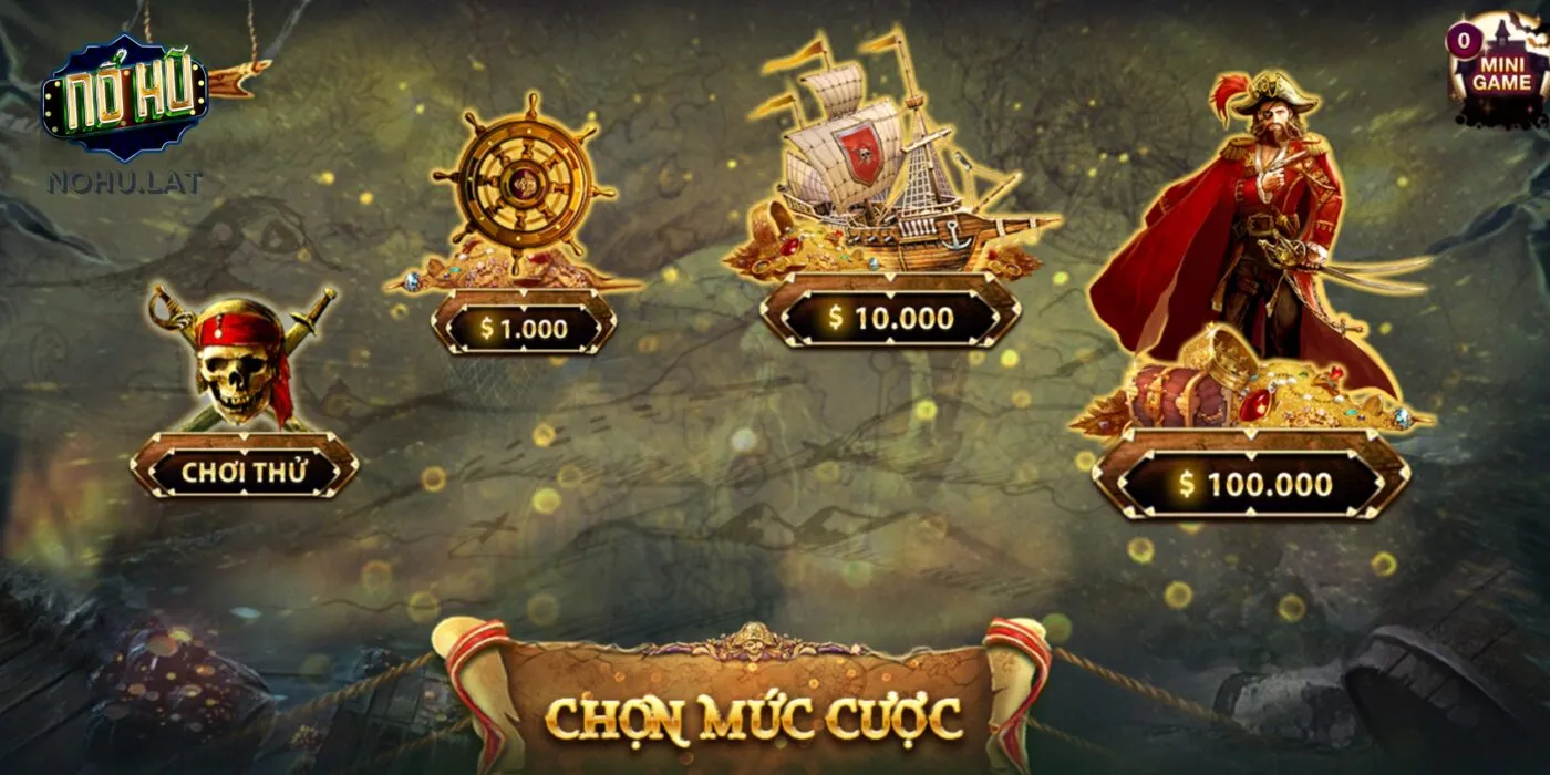 Quy tắc chơi game nổ hũ Pirate King