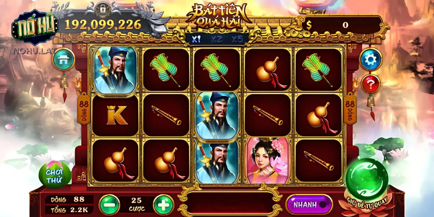 Tổng quan luật chơi slot Bát Tiên Quá Hải từ A - Z